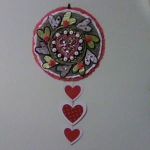 Homemade Heart Wall/Door Hanging